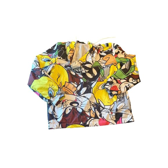 Looney Tunes Members Only Jacket M Polyester Streetwear Novelty - Picture 5 of 5